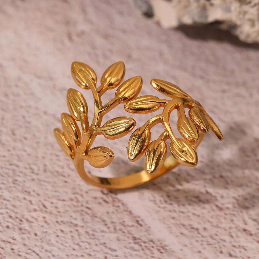 Elysian Leaf Ring