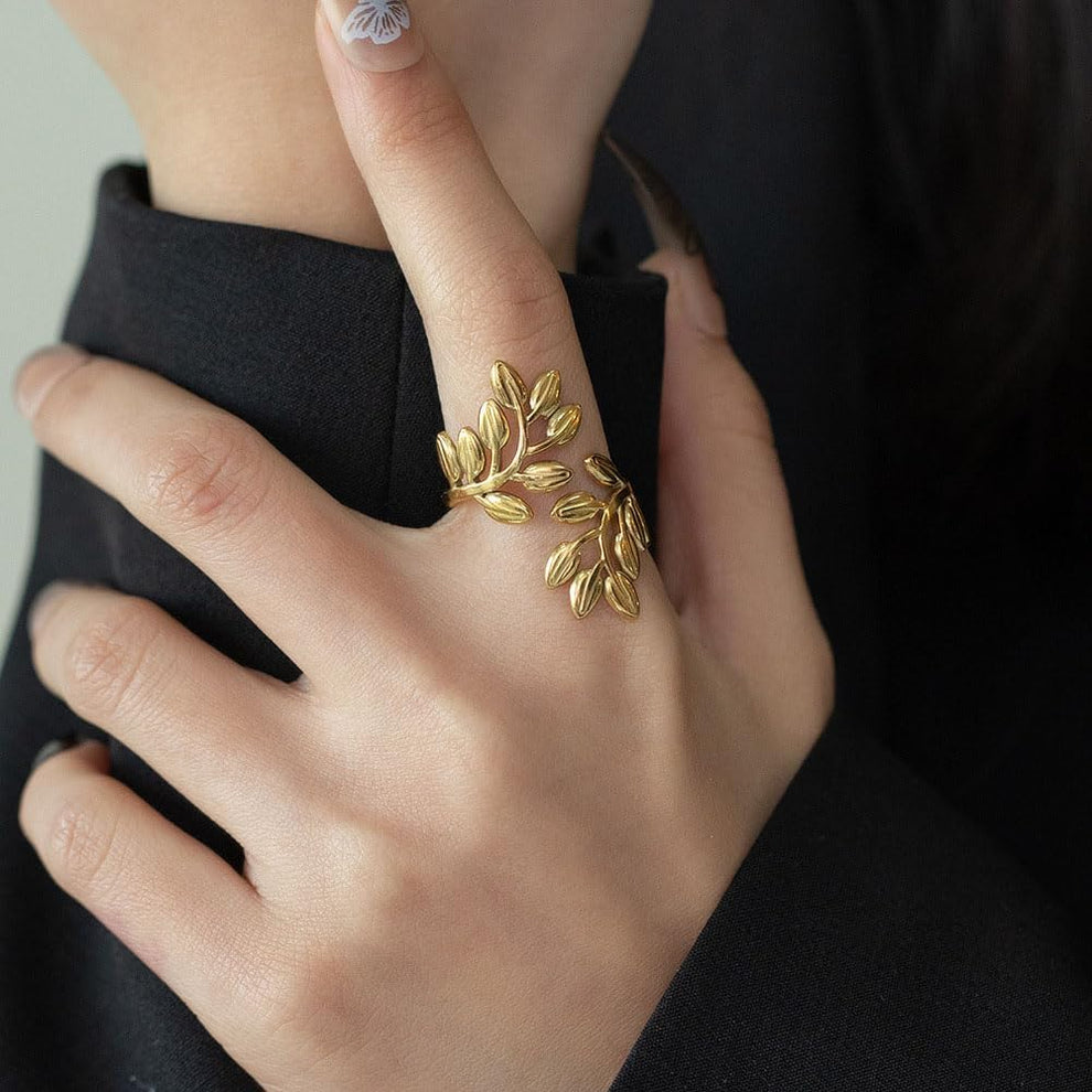 Elysian Leaf Ring