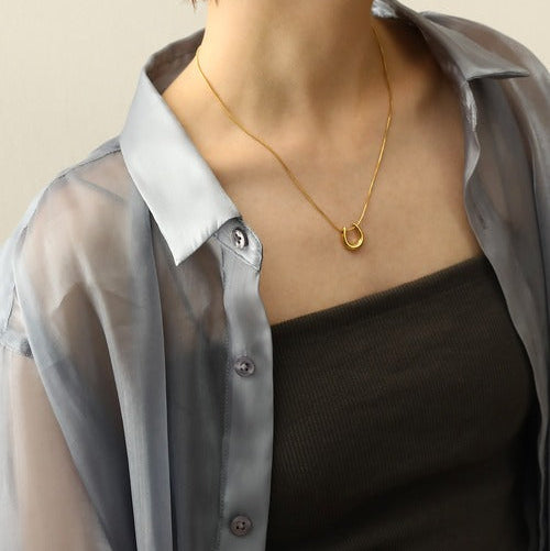 Golden Halo Necklace