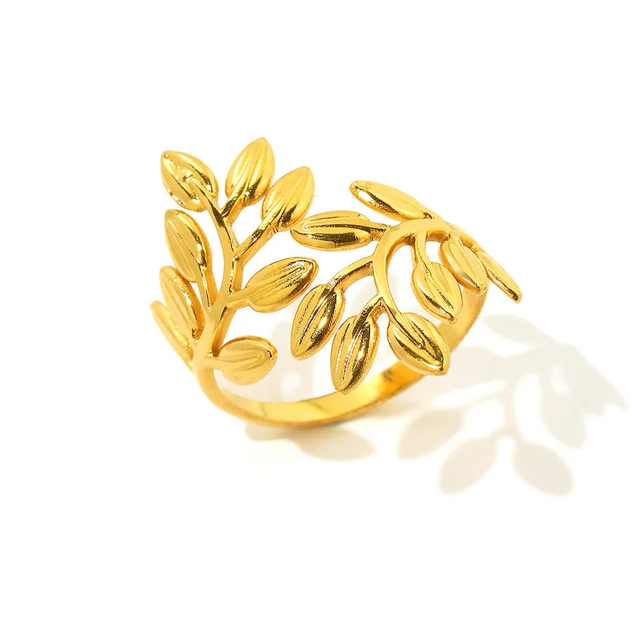 Elysian Leaf Ring