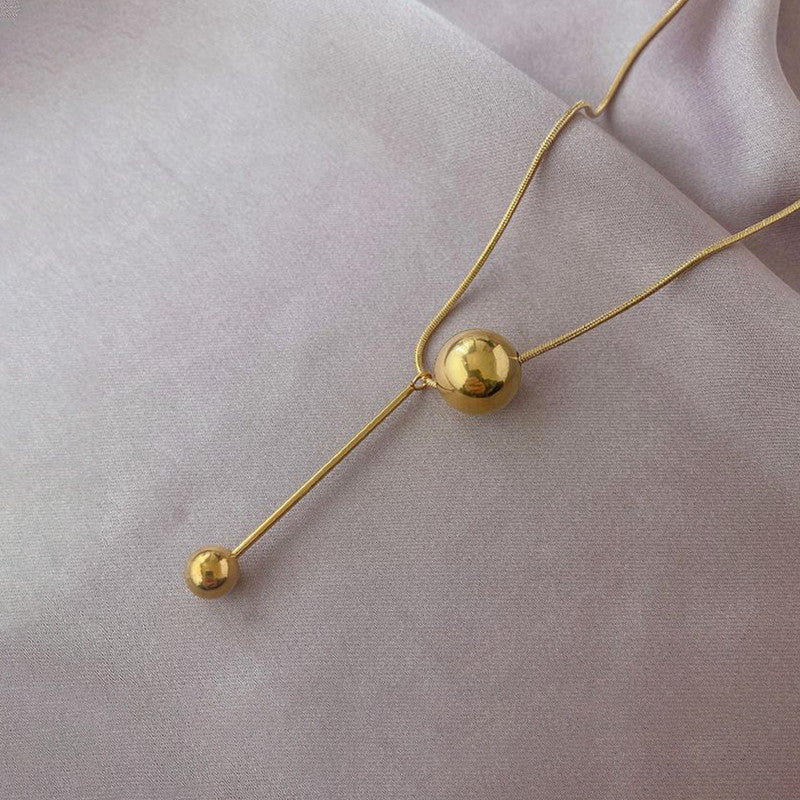 Twin Sphere Necklace