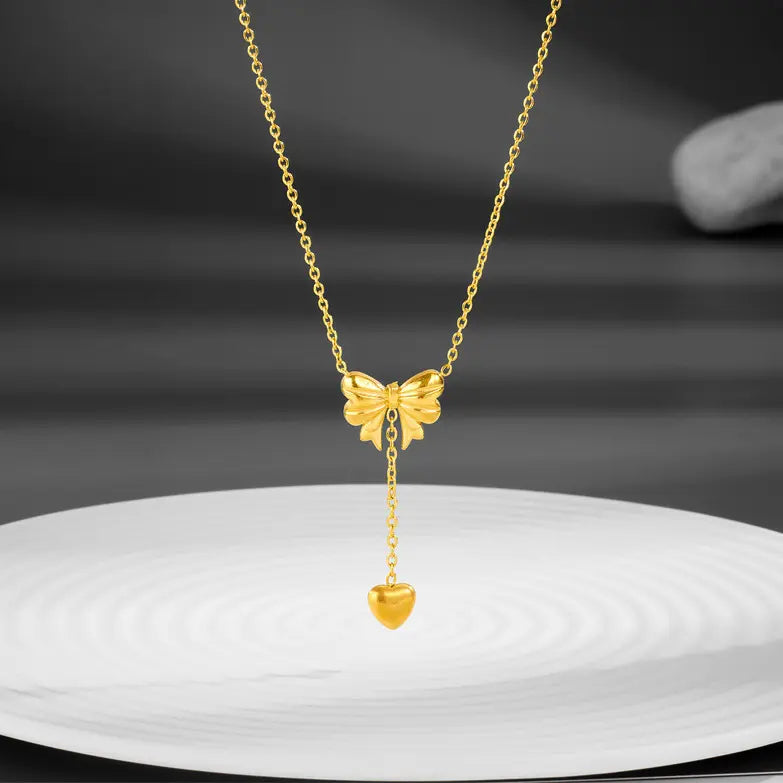 Charm Bow Necklace