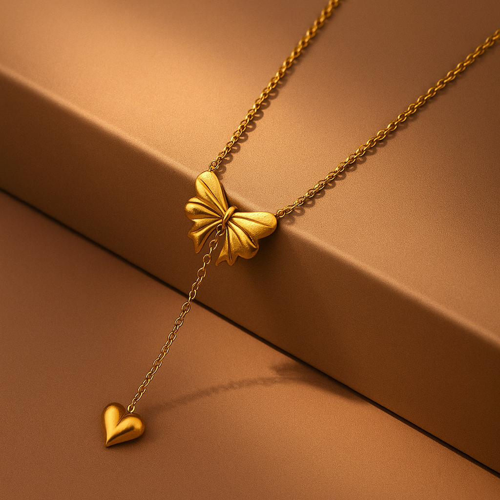Charm Bow Necklace