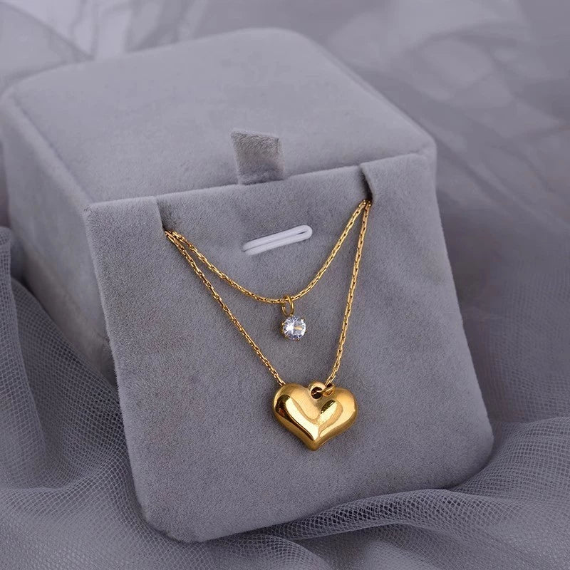 Shine Heart Necklace
